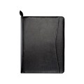 Day-Timer Recycled Basque Bonded Leather Starter Set, Undated, Black (D85457)