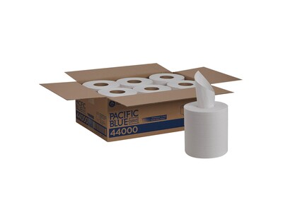 Pacific Blue Select Centerpull Paper Towels, 2-Ply, 520 Sheets/Roll, 6 Rolls/Carton (44000)