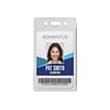 Advantus ID Badge Holders, Clear, 50/Pack (75451)