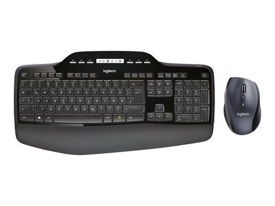 Logitech Desktop MK710 Wireless Keyboard & Mouse, Black (920-002416)