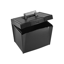 Pendaflex Portable Hanging File Box, Letter Size, Black (PFX 20861)