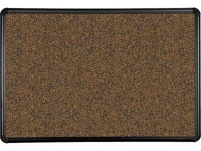 Best-Rite Presidential Trim Splash-Cork Bulletin Board, Black Frame, 4 x 3 (300PC-T1)