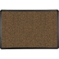 Best-Rite Presidential Trim Splash-Cork Bulletin Board, Black Frame, 4 x 3 (300PC-T1)