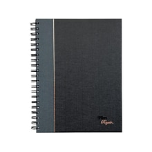 TOPS Royale Professional Notebooks, 8 x 10.5, College Ruled, 96 Sheets, Gray/Silver (25331)