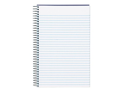 TOPS 1-Subject Notebooks, 5.5" x 8.5", Narrow Ruled, 100 Sheets, Blue (73506)