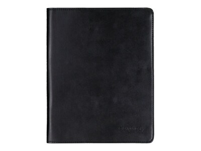 Cambridge Limited Refillable Professional Notebook, 6.63 x 9.5, Wide Ruled, 50 Sheets, Black (06589)