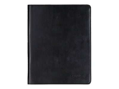 Cambridge Limited Refillable Professional Notebook, 6.63 x 9.5, Wide Ruled, 50 Sheets, Black (06589)