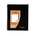 Cambridge 1-Subject Professional Notebooks, 8.88 x 11, Wide Ruled, 80 Sheets, Black (06132)