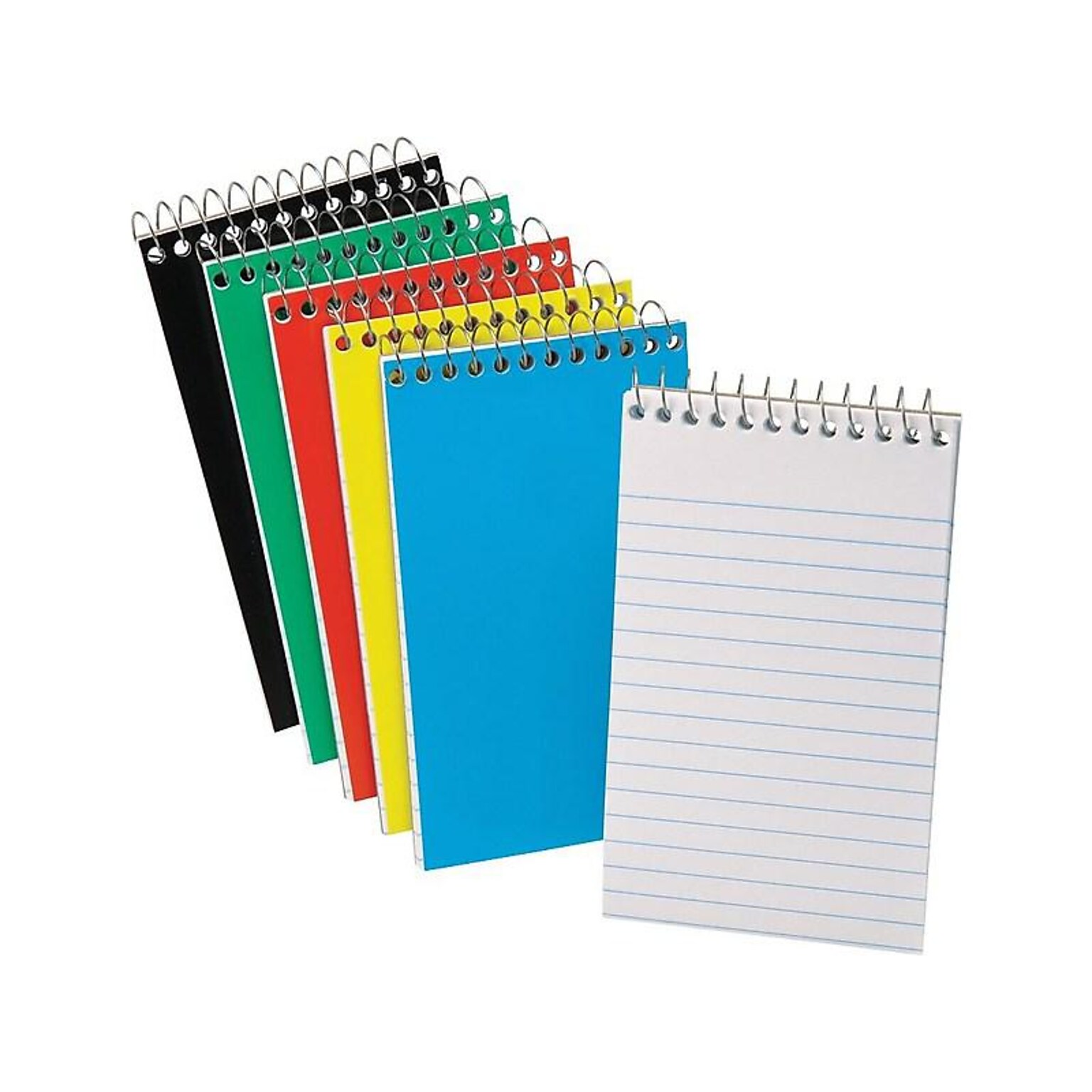Ampad Memo Pads, 3 x 5, Narrow Ruled, 50 Sheets, Assorted Colors, Each (25-093)