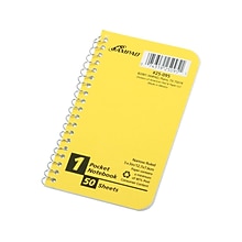 Evidence Pocket Notebook, 3 x 5, Narrow Ruled, 50 Sheets (25-095R)