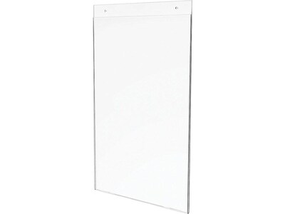 Deflecto® Classic Image® Sign Holder, 11" x 17", Clear Plastic (68001)