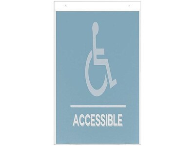 Deflecto® Classic Image® Sign Holder, 11" x 17", Clear Plastic (68001)