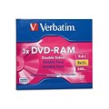 Verbatim 95003 DVD-RAM 9.4GB 3x Double Sided, Type 4 with Branded Surface