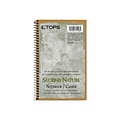 TOPS Second Nature 1-Subject Notebook, 5 x 8, Narrow Ruled, 80 Sheets, Green (TOP 74108)