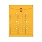 Quality Park Button & String Inter-Departmental Envelopes, 10" x 13", Brown, 100/Box (QUA63562)
