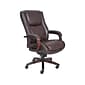 La-Z-Boy Winston Ergonomic Faux Leather Executive Big & Tall Chair, 400 lb. Capacity, Brown (44763)