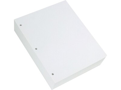 3 Hole Punch Copy Paper - Staples 8.5 x 11, 20 lbs., 92 Brightness, 500/ Ream, 10 Reams/Carton (221192)