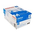 Staples Multiuse Copy Paper, 8.5 x 11, 20 lbs., 94 Brightness, 500 Sheets/Ream, 8 Reams/Carton (26