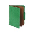 Pendaflex PressGuard Classification Folders, 2/5-Cut Top Tab, Letter Size, 2 Dividers, Green, 10/Box (PFX1257GR)