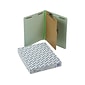 Pendaflex End-Tab Classification Folders, Letter Size, 1-Partition, Light Green, 10/Box (PFX 23214)