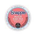 Snapple Peach Iced Tea, Keurig K-Cup Pods, 22/Box (6872)