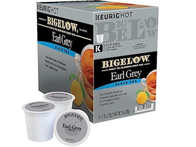 Bigelow Earl Grey Black Tea, Keurig® K-Cup® Pods, 24/Box (6082)