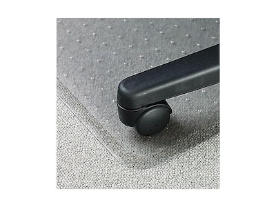 Lorell Economy 46 x 60 Rectangular Chair Mat for Carpet, Low-Pile, Vinyl (LLR02158)