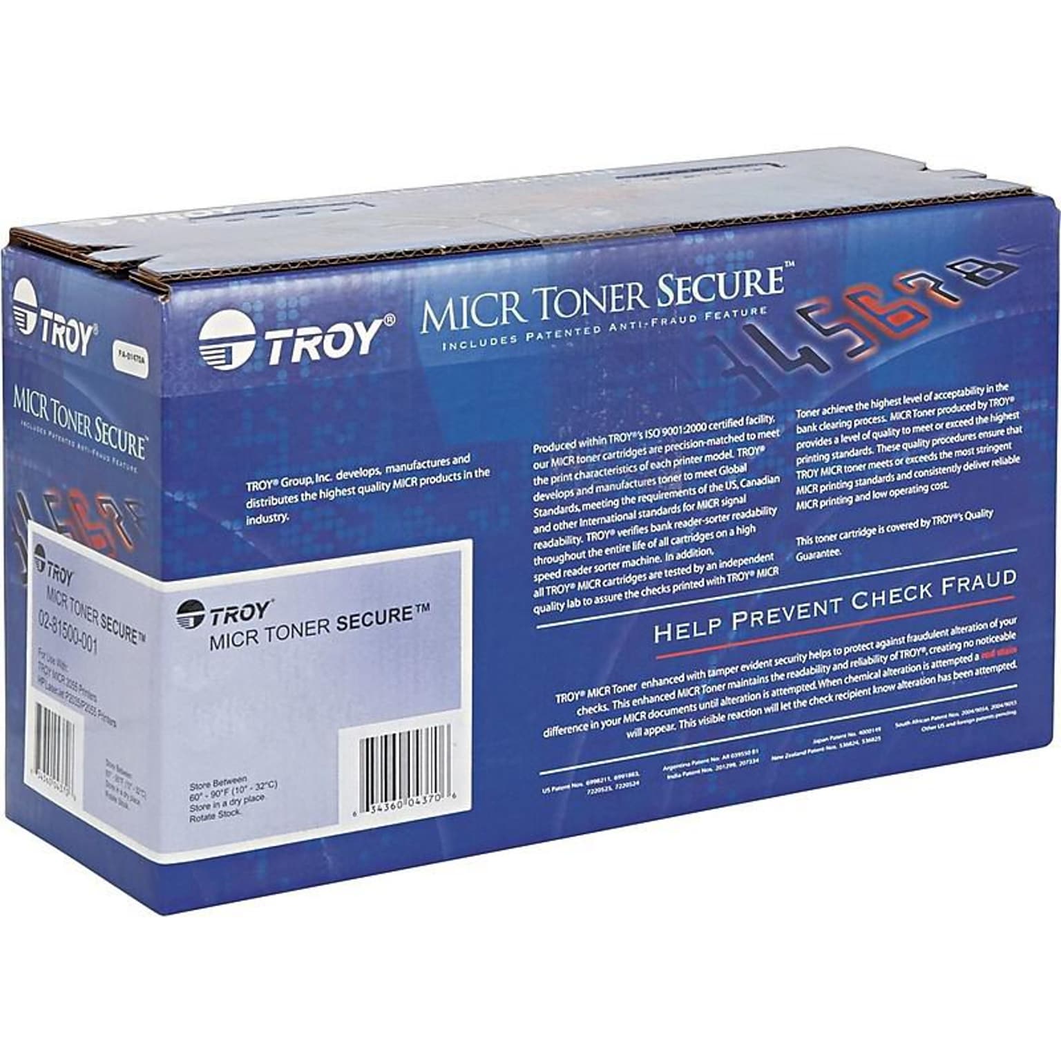 TROY Secure 1606 MICR Cartridge, Standard (02-82000-001)