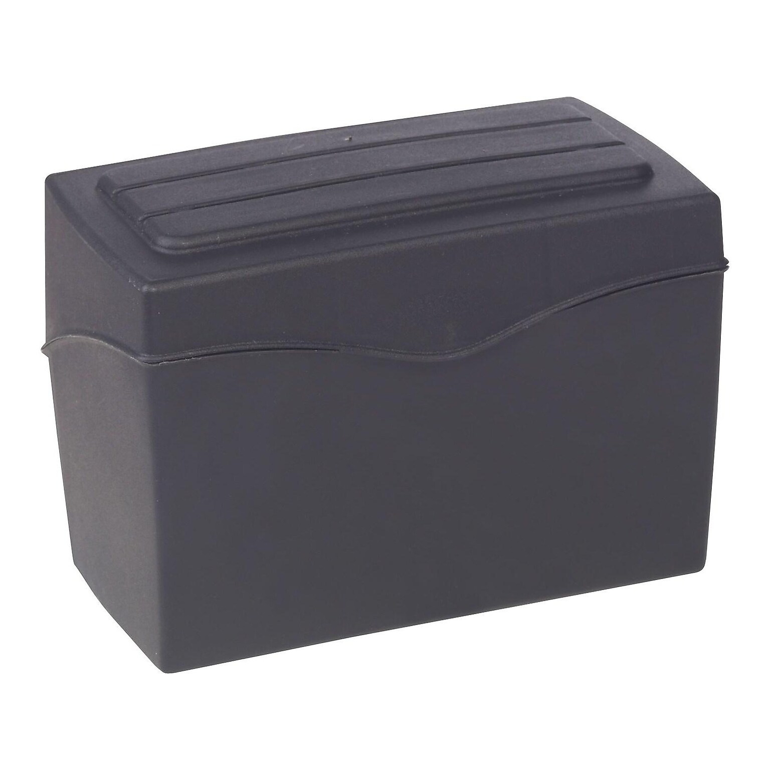 Staples 3 x 5 Index Card File, Black (36936)