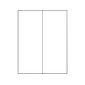 Printworks® Professional 8.5" x 11" Perforated Paper, 20 lbs., 92 Brightness, 2500 Sheets/Carton (04339)