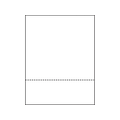 Printworks® Professional 8.5 x 11 Perforated Paper, 20 lbs., 92 Brightness, 2500 Sheets/Carton (04