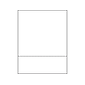 Printworks® Professional 8.5" x 11" Perforated Paper, 20 lbs., 92 Brightness, 2500 Sheets/Carton (04167)