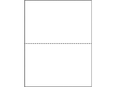 Printworks® Professional 8.5 x 11 Perforated Paper, 20 lbs., 92 Brightness, 2500 Sheets/Carton (04