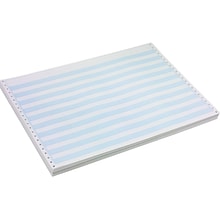 Staples 14.875 x 11 Blue Bar Business Paper, 20 lbs., 100 Brightness, 2200/Carton (22520/15862/221