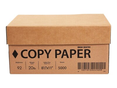 8-1/2x11 20# Green Bond Paper (5,000/cs) - SPC Supply