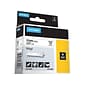 DYMO Rhino Industrial 18444 Vinyl Label Maker Tape, 1/2" x 18', Black on White (18444)