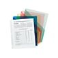 Smead Organized Up Poly Binder Pockets, 3-Hole Punched, Assorted Colors, 5/Pack (89505)