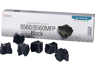 Xerox 108R00727 Black Standard Yield Ink Cartridge, 6/Pack