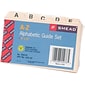 Smead Alphabetic (A-Z) 5" x 3" Index Card Files, Manila, 25/Set (55076)