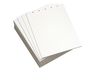 Staples® Custom Punched Paper, 8.5" x 11", 20 lb., 92 Bright, White, 500 Sheets/Ream (29609/30750)