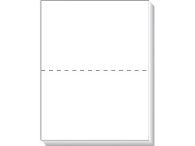 TOPS 8.5" x 11" Laser Paper, 20 lbs., 84 Brightness, 500 Sheets/Ream (05020)