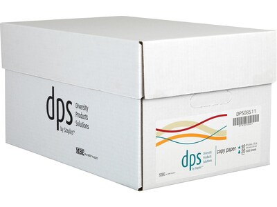 Diversity Products Solutions 8.5 x 11 3-Hole Punched Copy Paper, 20 lbs., 92 Brightness, 500/Ream,
