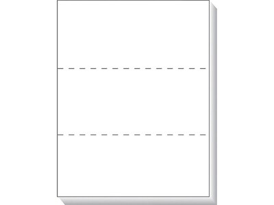 Staples 3-hole Punched Copy Paper 500 Sheet Ream 8.5 X 11 84 Bright 20lb  for sale online