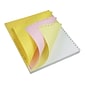 9.5" x 11" 4-Part Computer Paper, White/Pink/Canary, 800/Box (26157/287220/38)