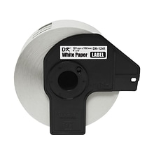 Brother DK-1241 Large Shipping Paper Labels, 6 x 4, Black on White, 200 Labels/Roll (DK-1241)