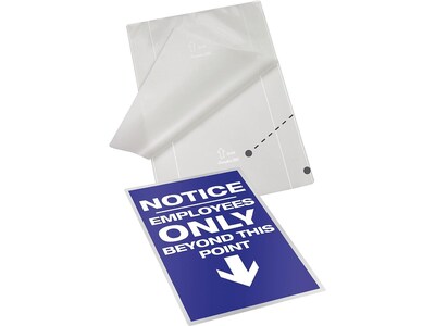 Swingline GBC Fusion EZUse Speed Thermal Pouches, Letter, 100/Box (3200715)
