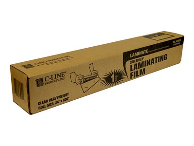 C-Line Cleer Adheer Laminating Film Roll, 2 Mil, 24, Roll (65050)