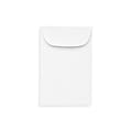 LUX Moistenable Glue #1 Currency Envelopes, 2.25 x 3.5, Bright White, 1000/Box (94623-1000)