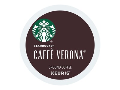 Starbucks Caffe Verona Coffee Keurig® K-Cup® Pods, Dark Roast, 96/Carton (SBK18998CT)