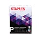 Staples Premium 8.5" x 11" Inkjet & Laser Paper, 24 lbs., 98 Bright, 500/Ream (733332)